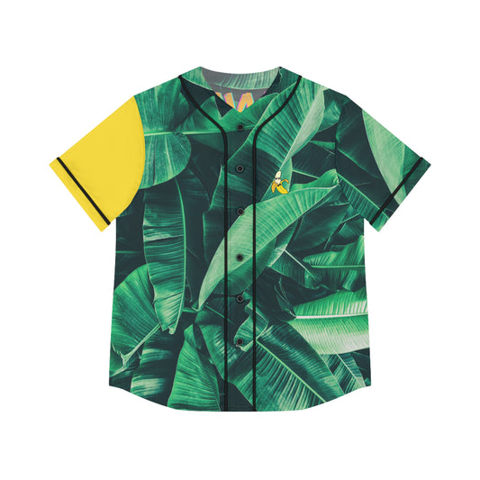 Banana Leaves Women's Baseball Jersey
