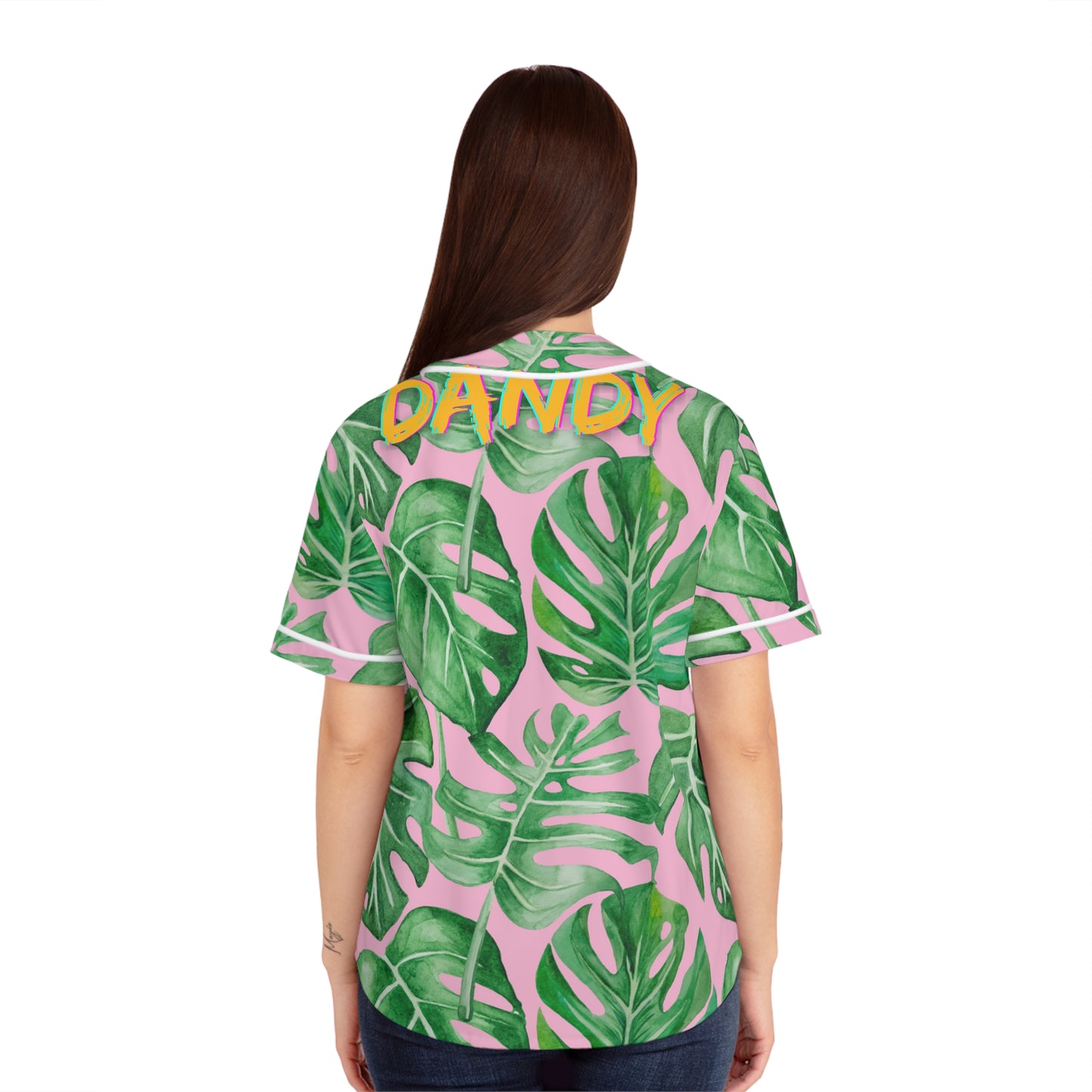 Monstera Women's Baseball Jersey