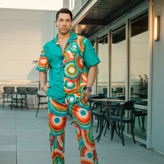 The Vibe Unisex button shirt