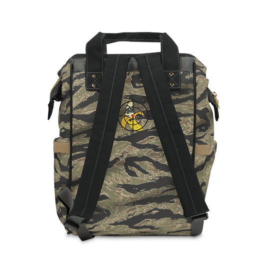 Tiger Stripe Multifunctional Diaper Backpack