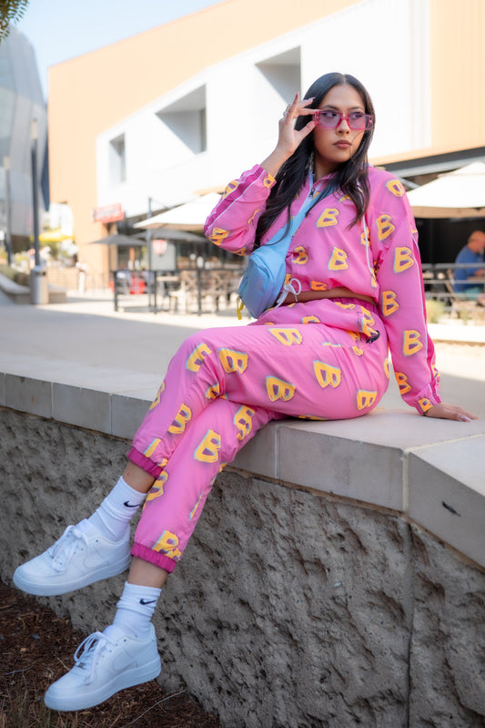 B Unisex track pants