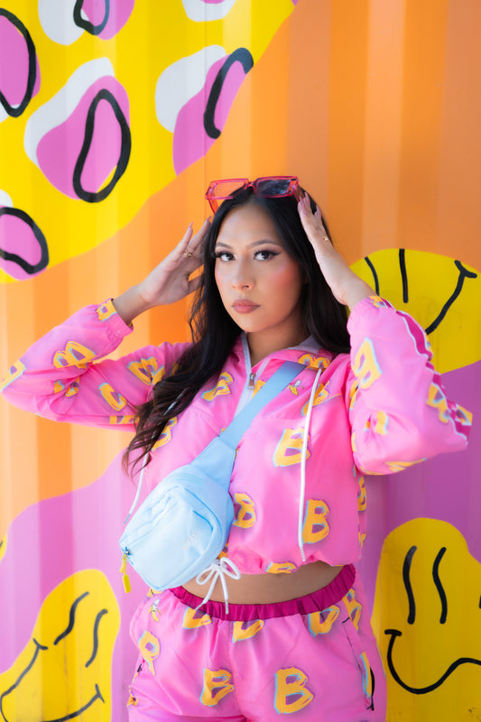 B Women’s cropped windbreaker