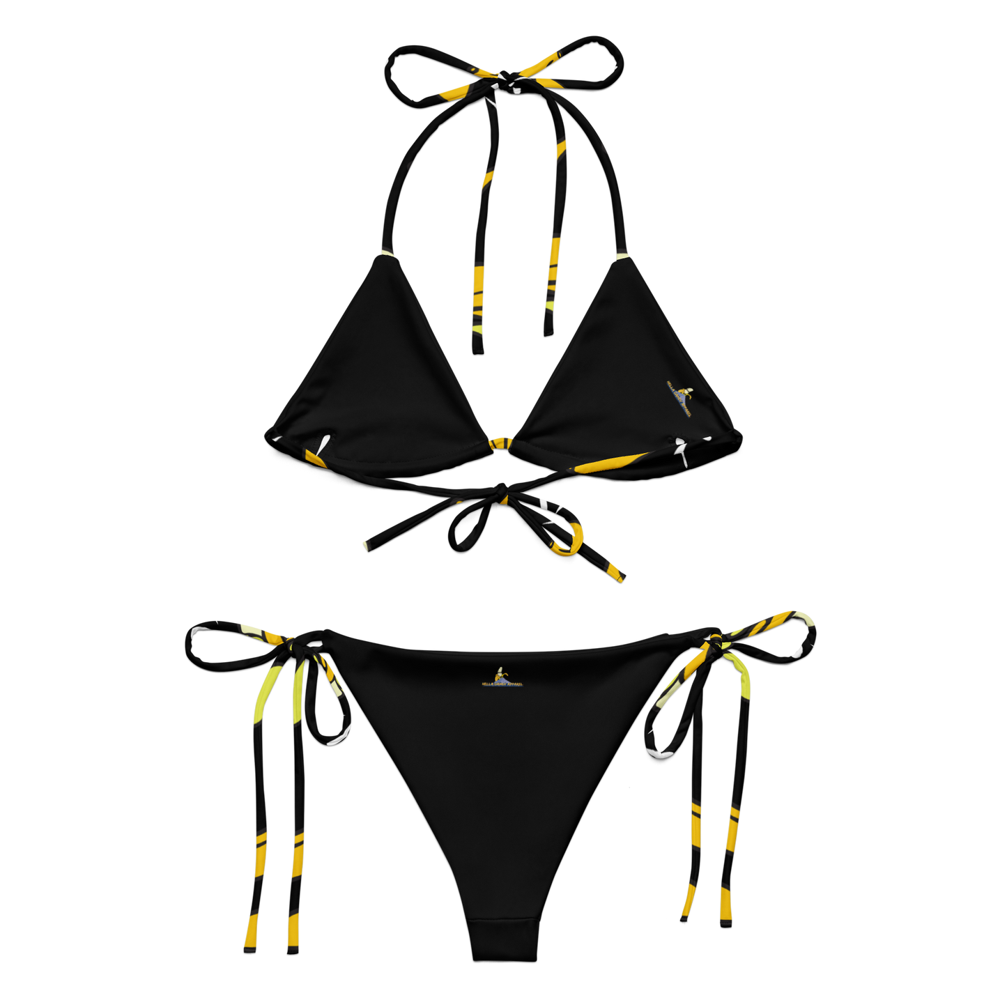 Bananas recycled string bikini