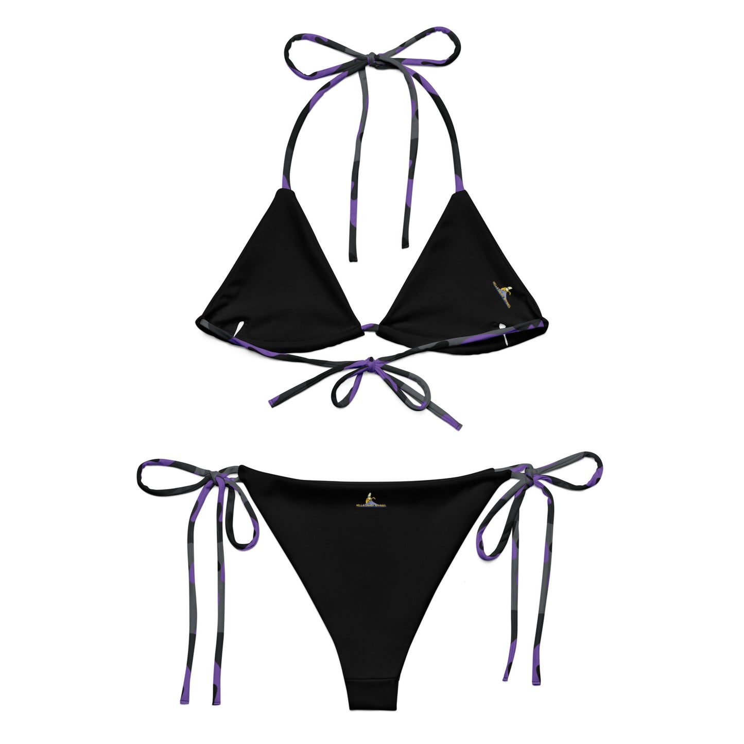 Camo recycled string bikini