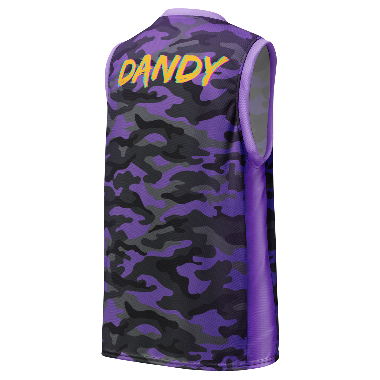 Camo Recycled unisex basketball jersey