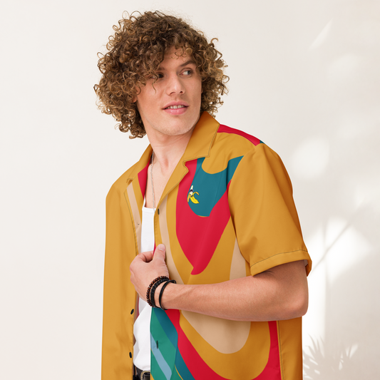 The Get Down Unisex button shirt