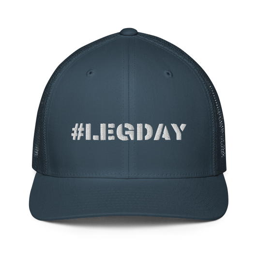#legday Closed-back trucker cap