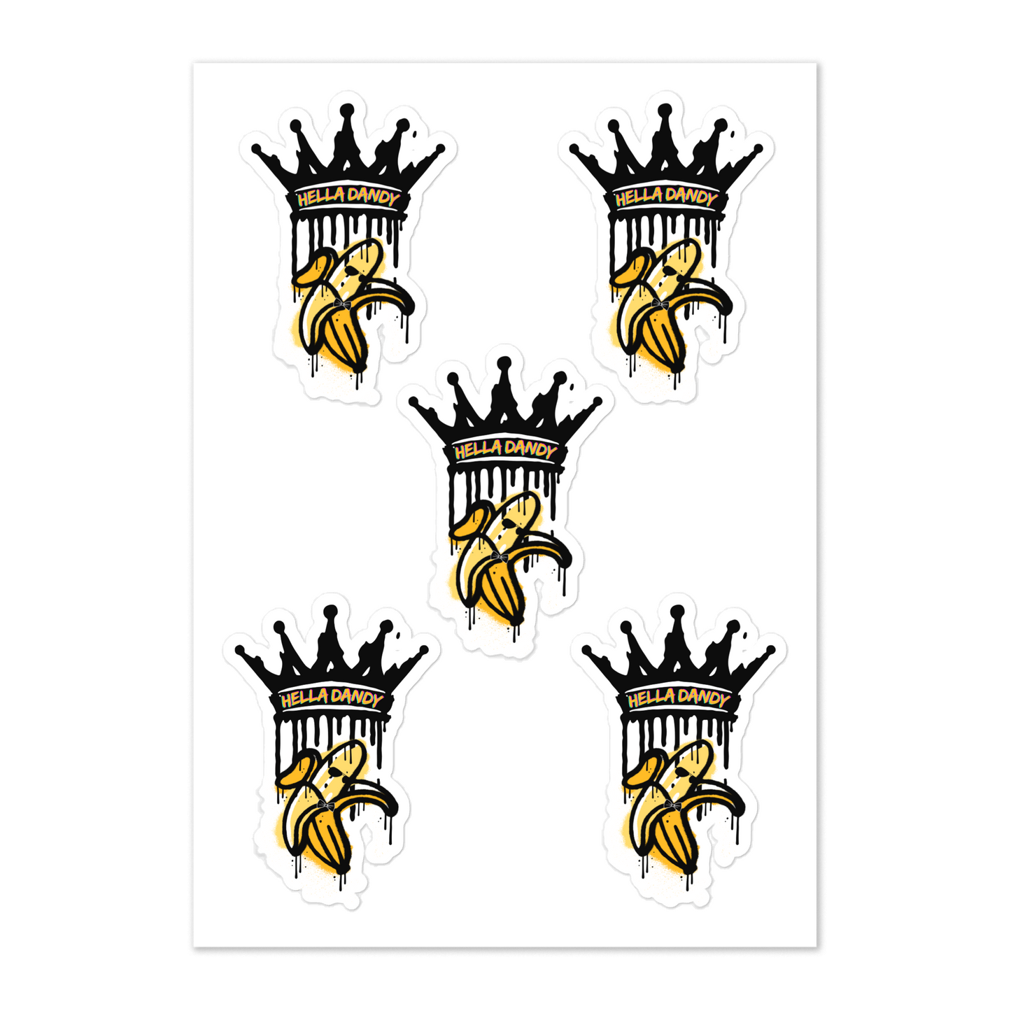 Drip King x5 Sticker sheet