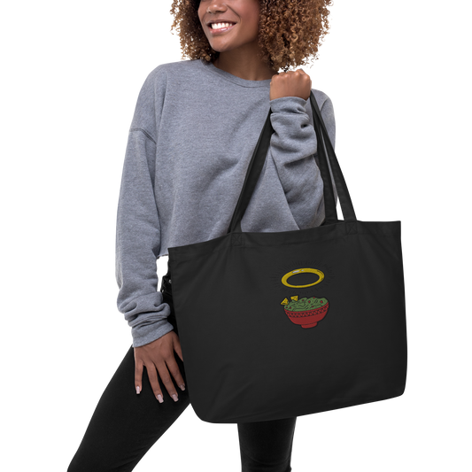 Holy Guac Large organic tote bag