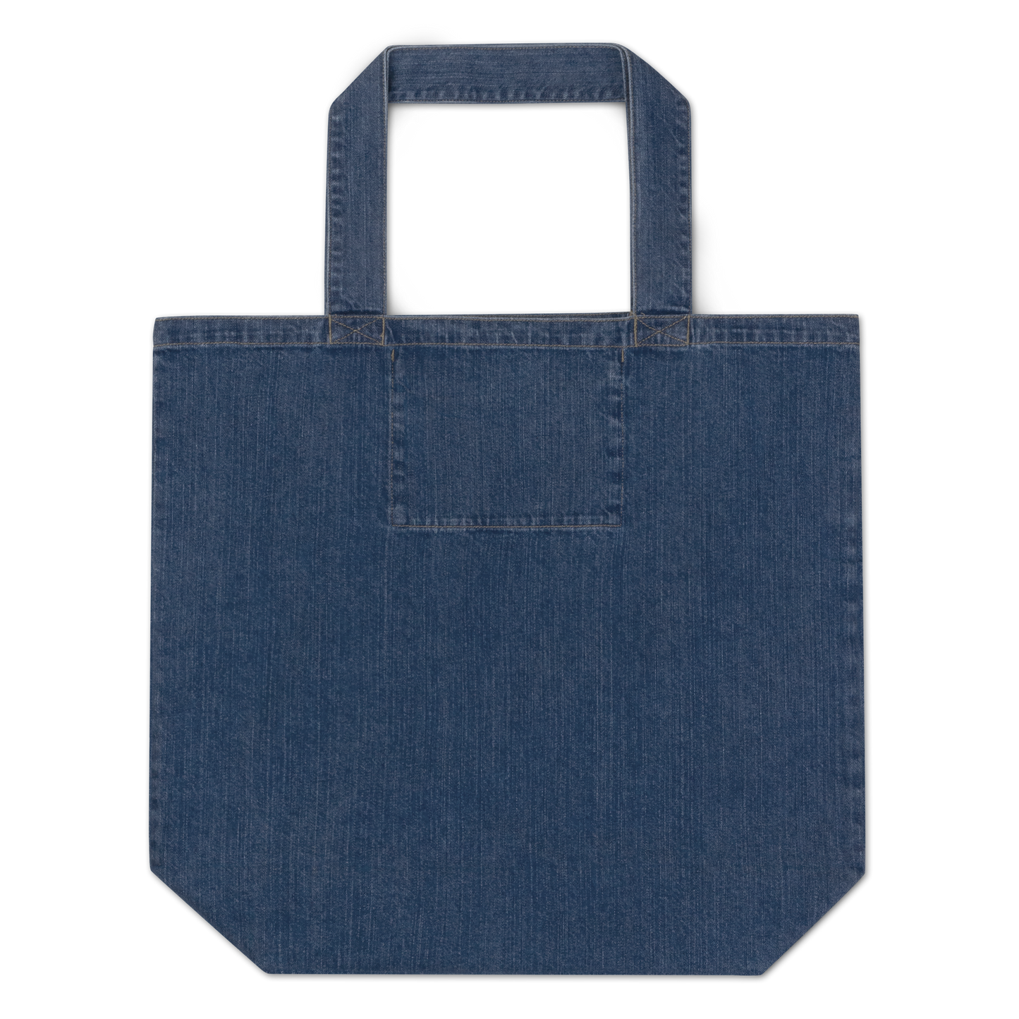 Groovy Organic denim tote bag