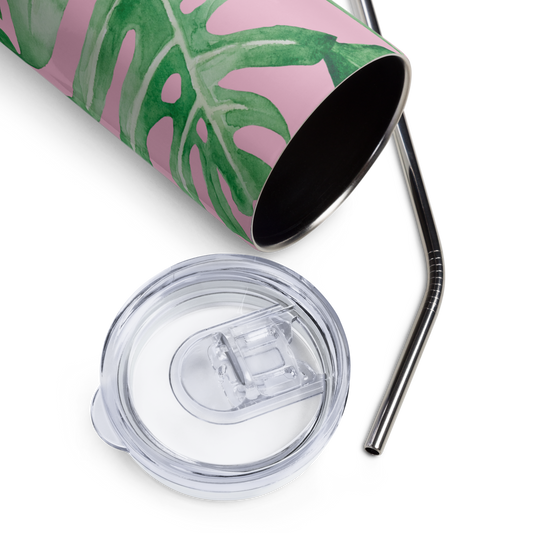 Monstera Stainless steel tumbler