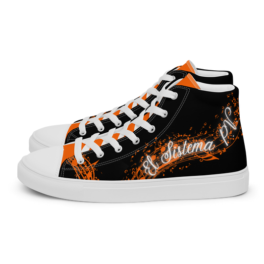 font 6 El Sistema PV Women’s high top canvas shoes