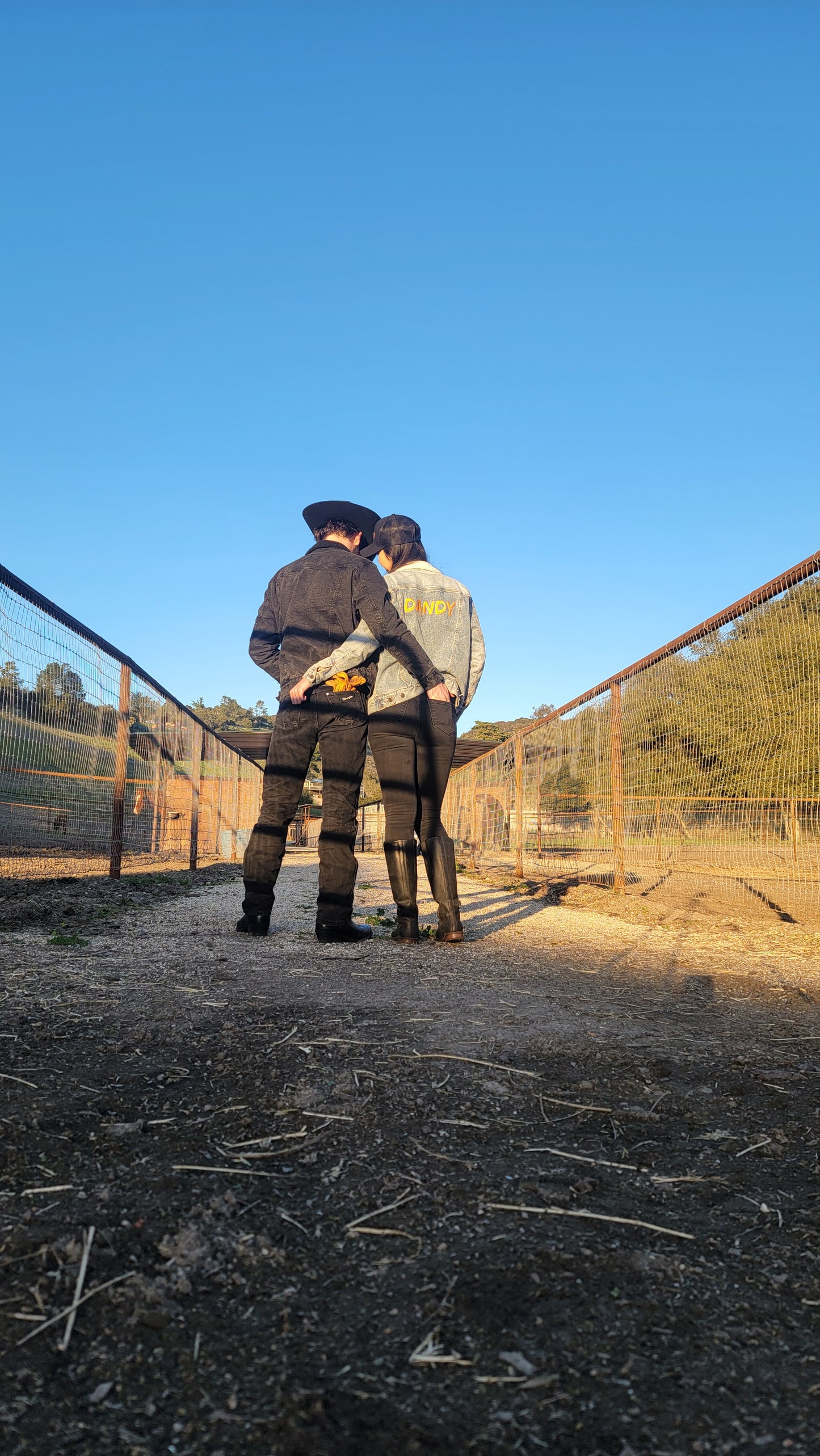 Dandy Unisex denim sherpa jacket