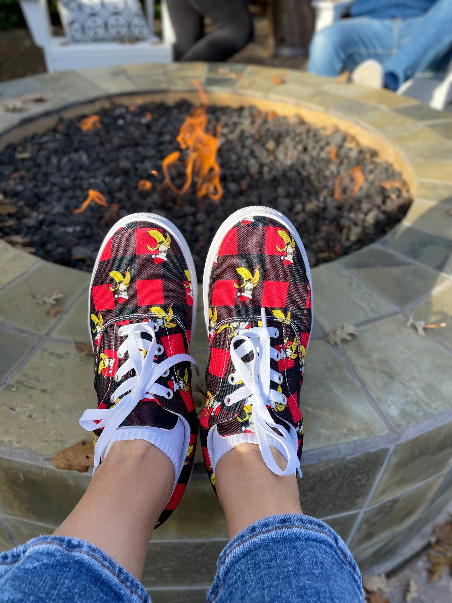 Flannel Women’s lace-up canvas shoes