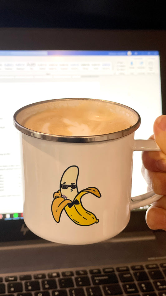Banana Enamel Mug