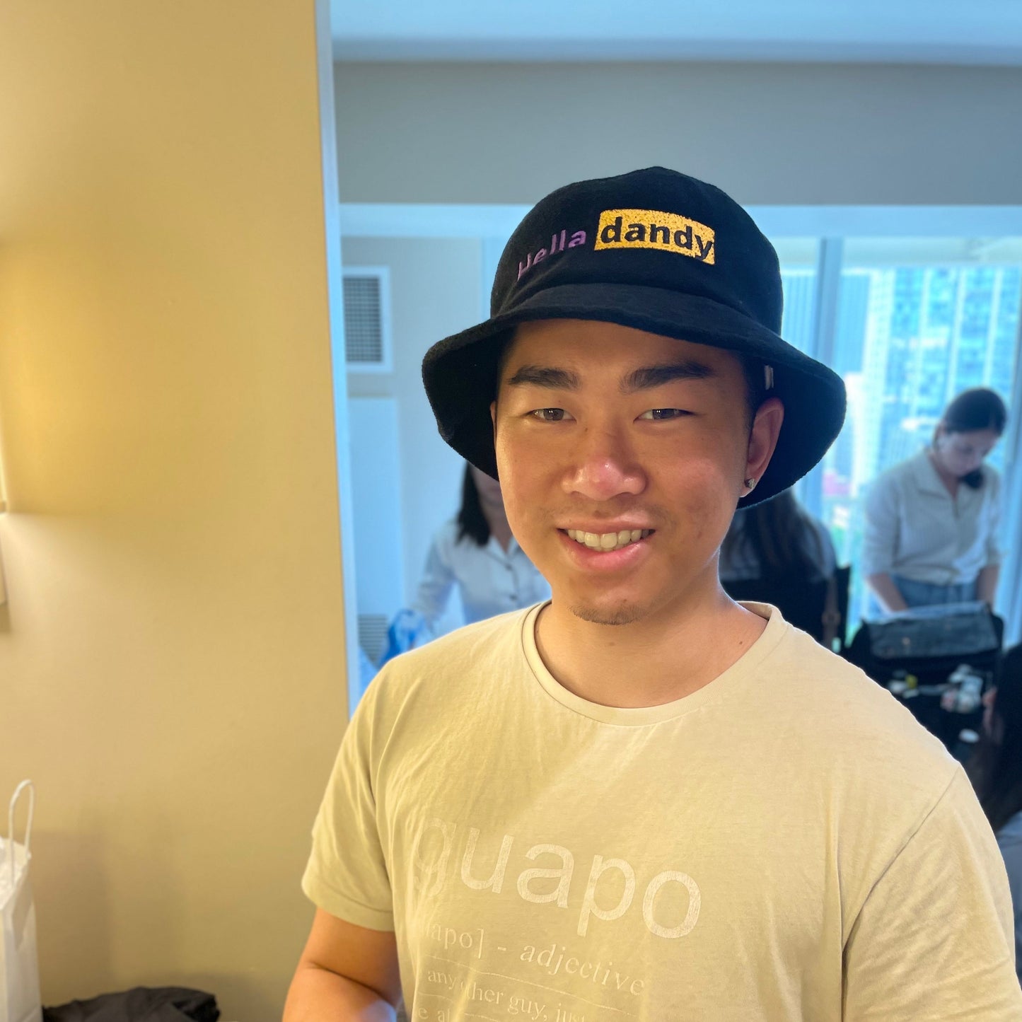 The Hub Terry cloth bucket hat