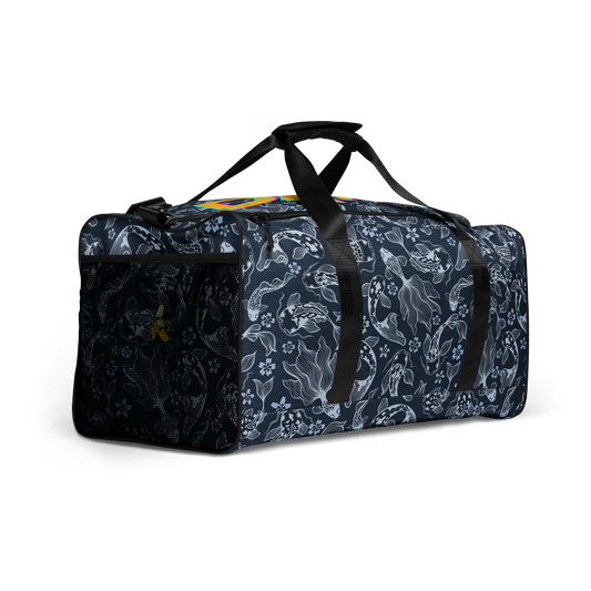 Blue Koi Duffle bag