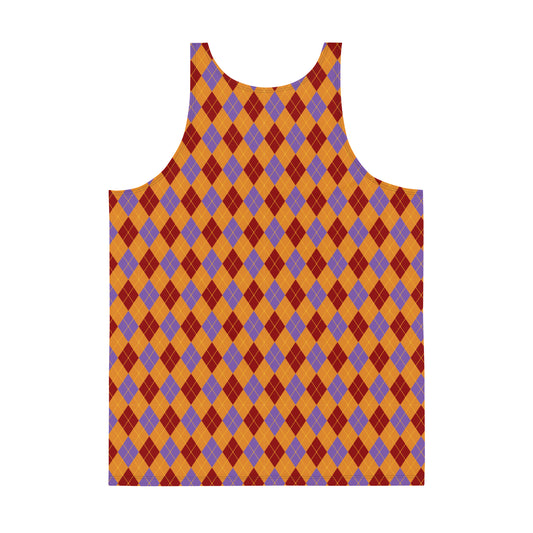 Argyle Unisex Tank Top