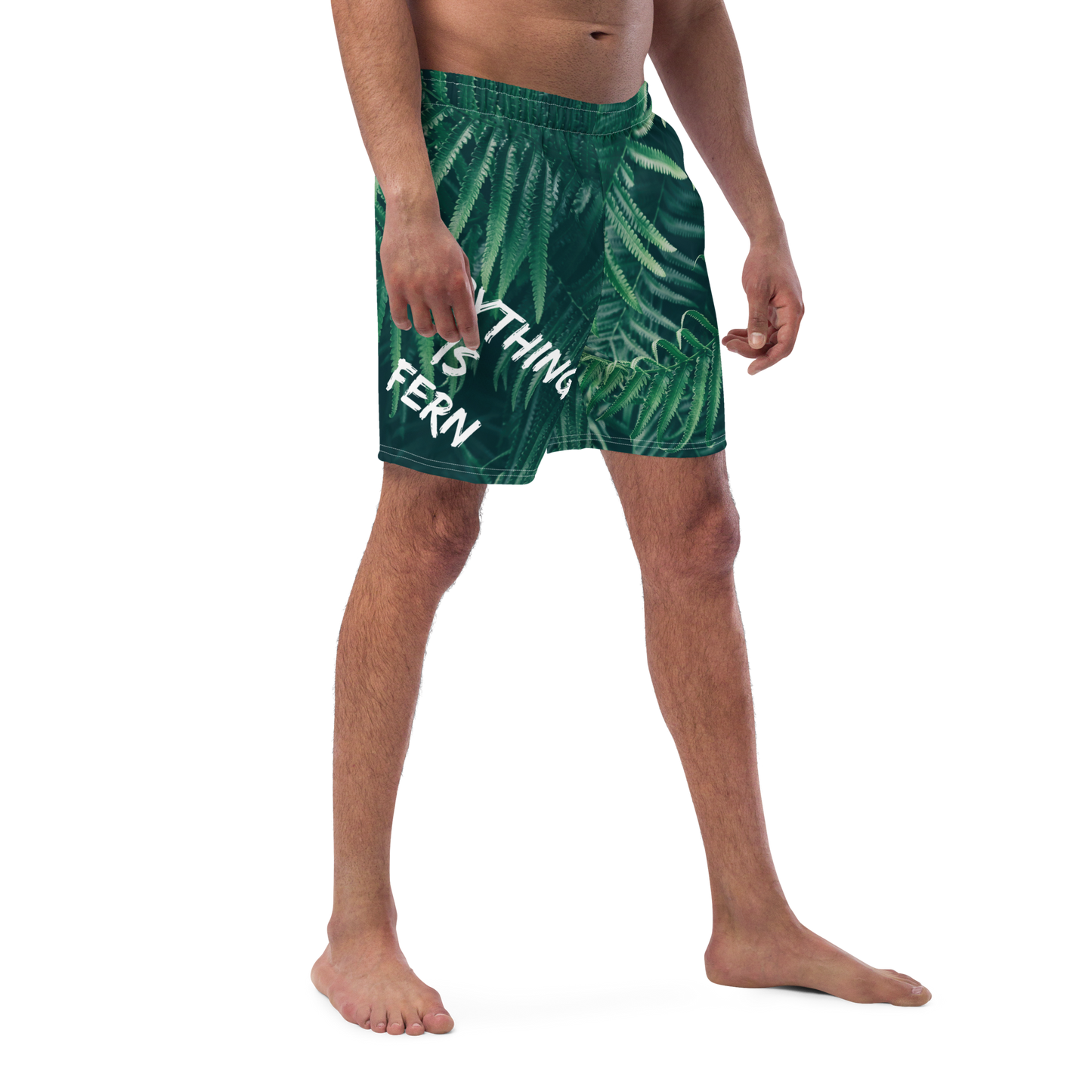 Everything is Fern Men's swim trunks