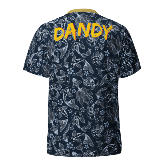 Blue Koi unisex sports jersey