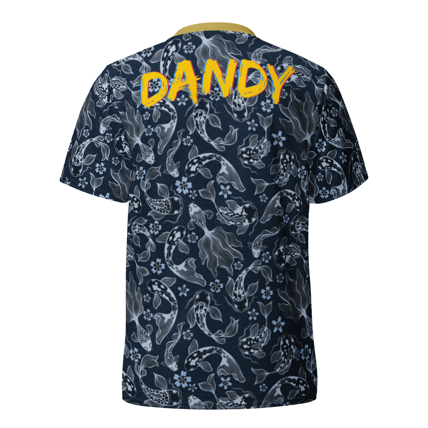 Blue Koi unisex sports jersey