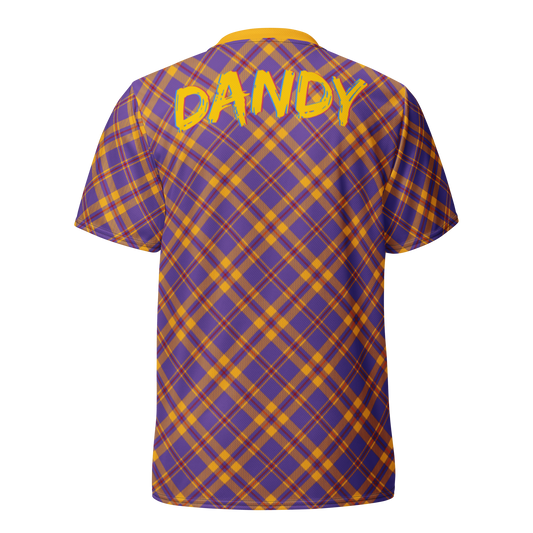 Plaid unisex sports jersey