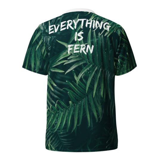 Everything is Fern unisex sports jersey