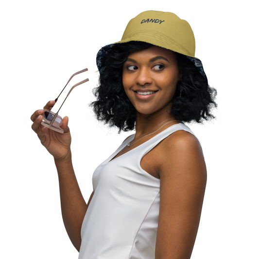 Blue Koi Reversible bucket hat