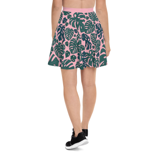 Monstera Skater Skirt