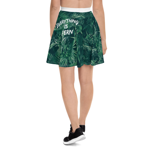 Everything is Fern Skater Skirt
