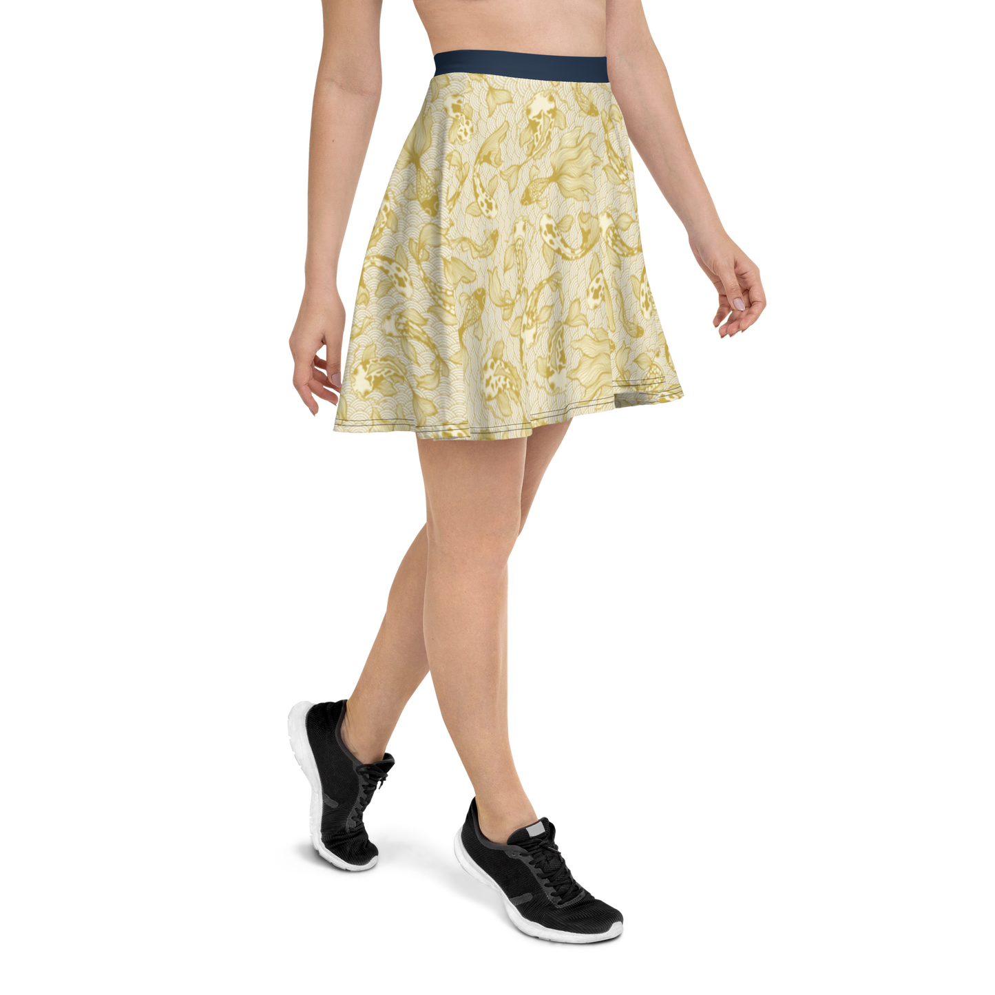 Gold Koi Skater Skirt