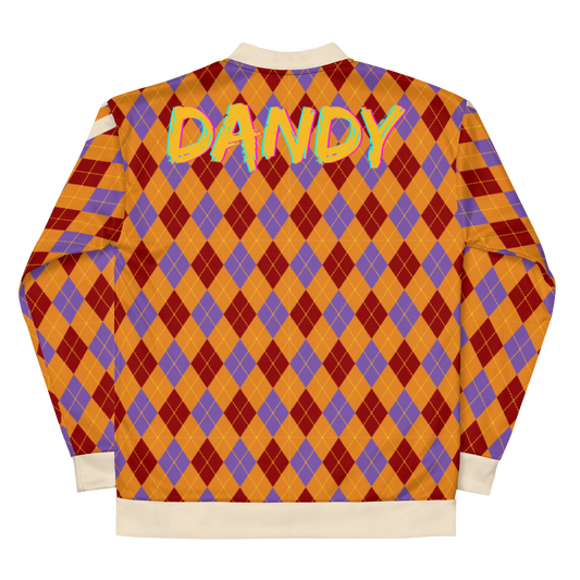 Argyle Unisex Bomber Jacket