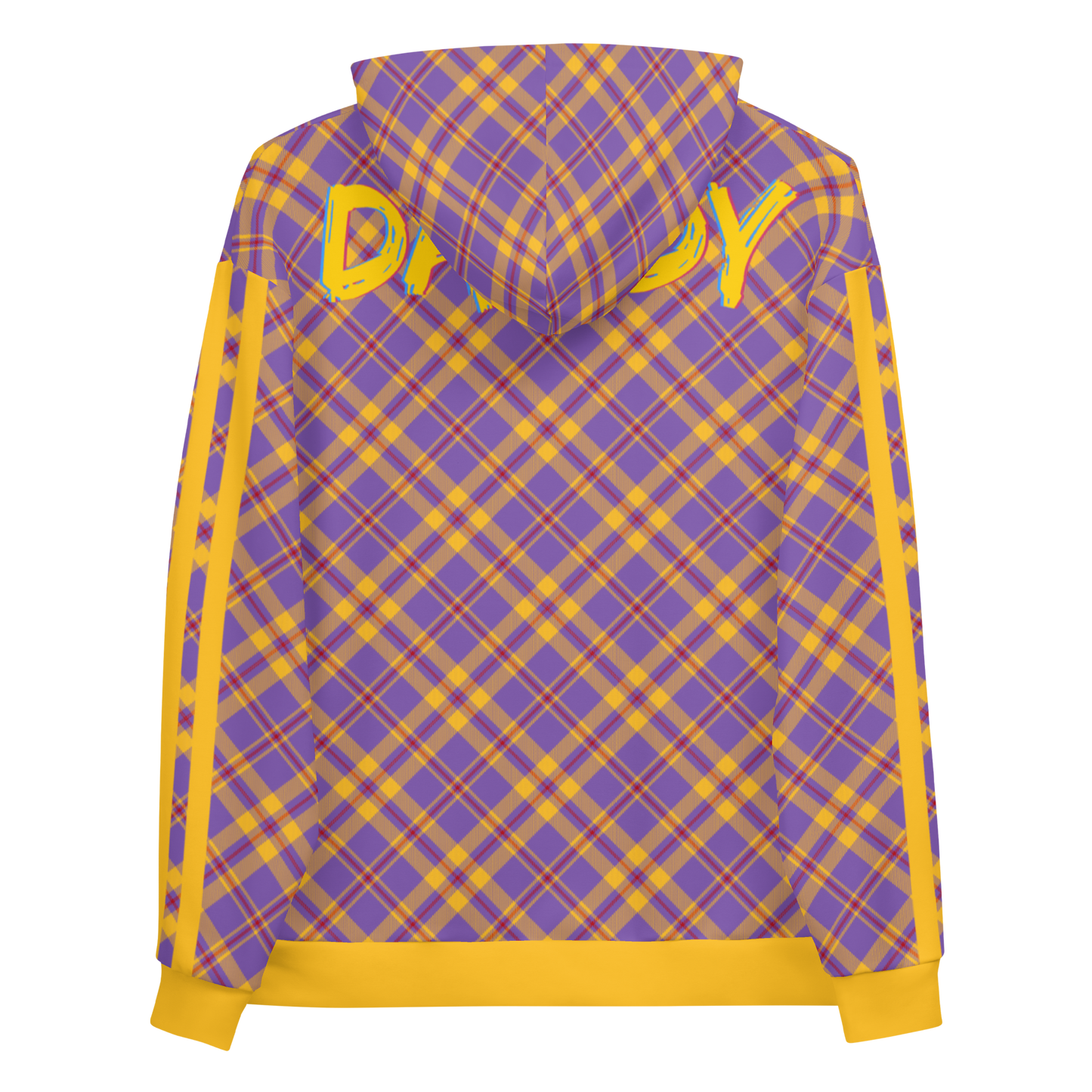 Purple Plaid Unisex Hoodie