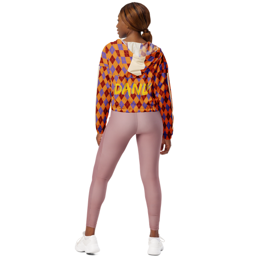 Argyle Women’s cropped windbreaker