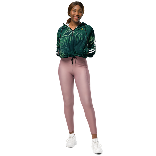 Everything is fern Women’s cropped windbreaker
