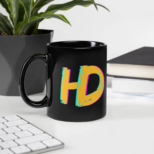 HD Black Glossy Mug
