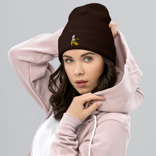 Banana Cuffed Beanie