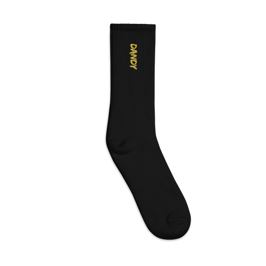 Banana Embroidered socks