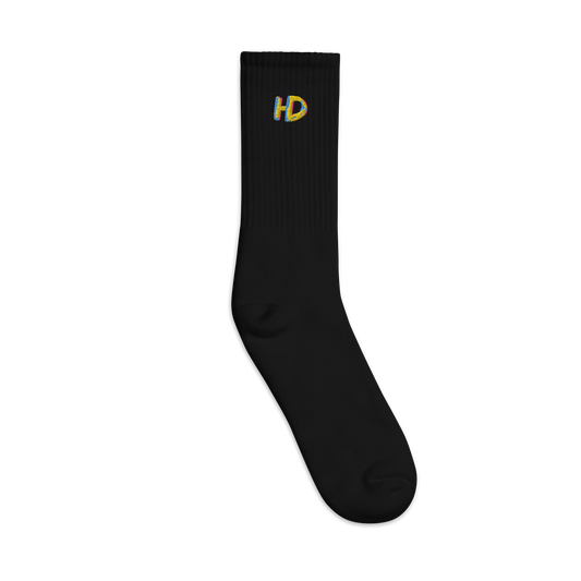 HD Embroidered socks