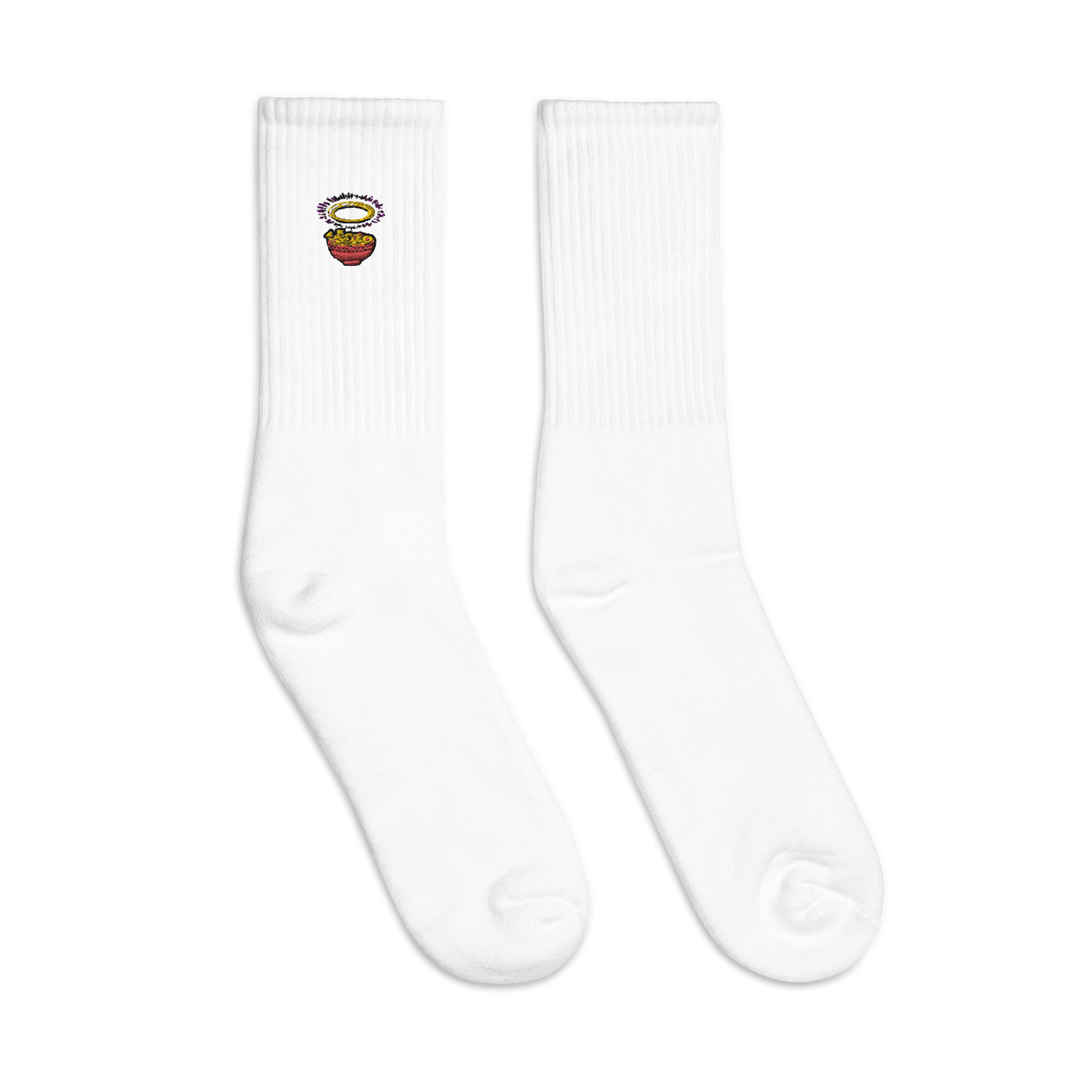 Holy Guacamole Embroidered socks