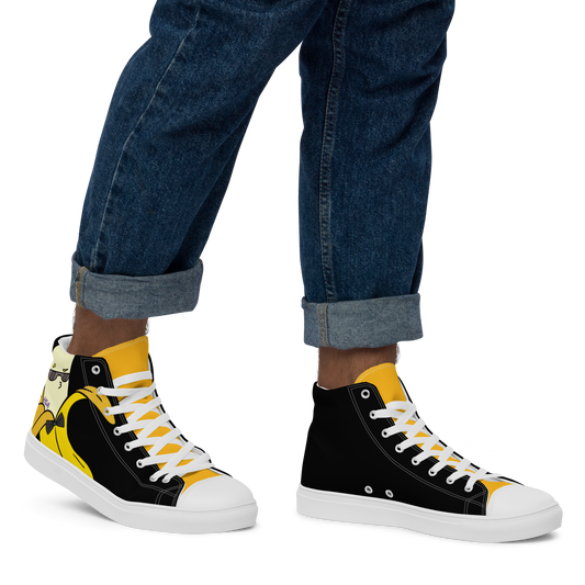 Mr. Dandy Men’s high top canvas shoes