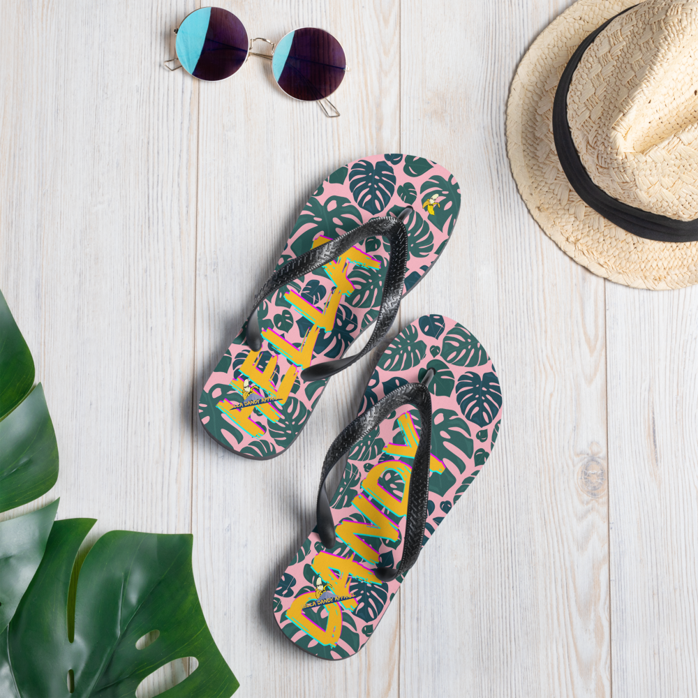 monstera sandals Monstera Flip-Flops L