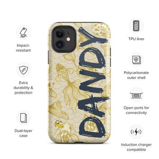 Gold Koi Tough iPhone case