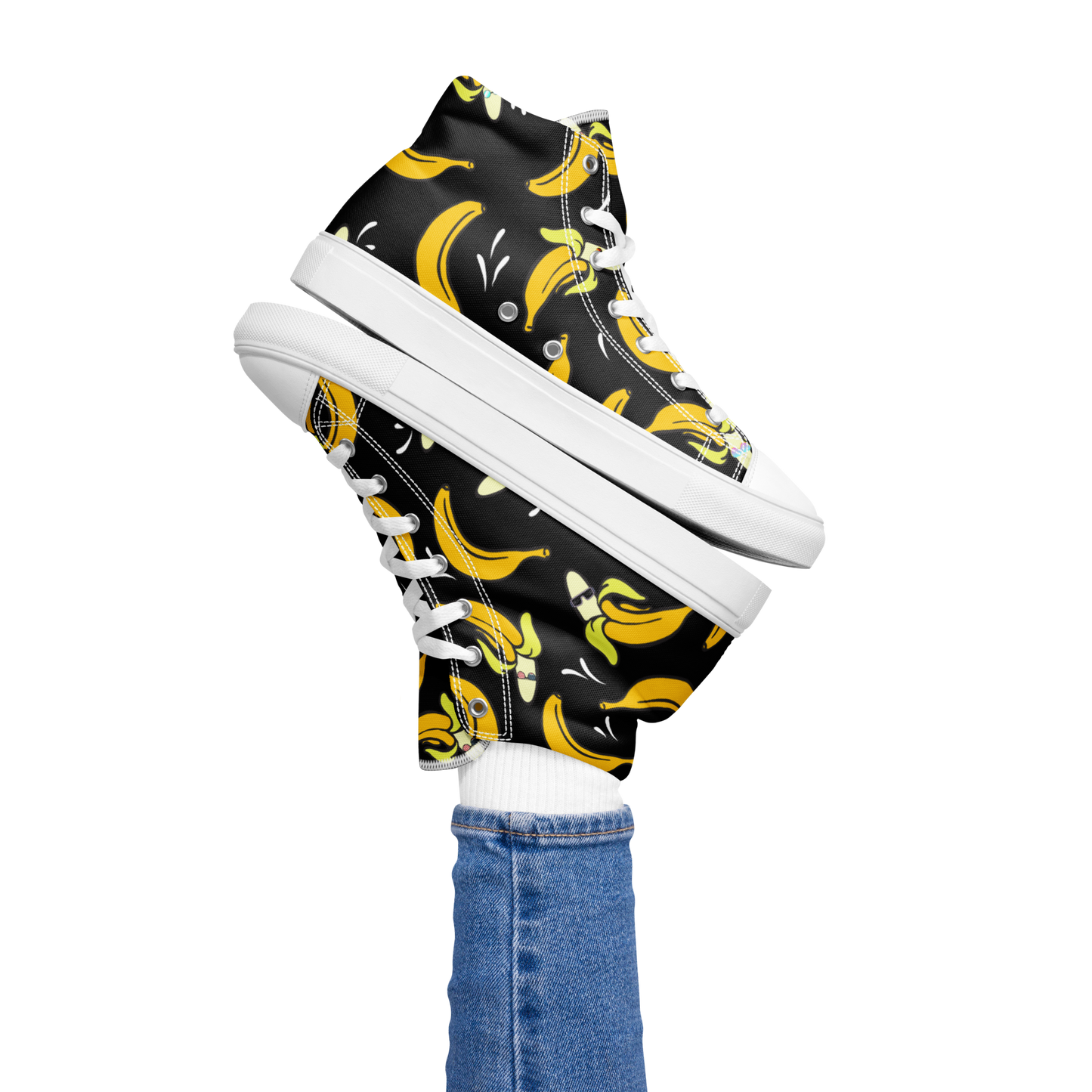 Bananas Women’s high top canvas shoes