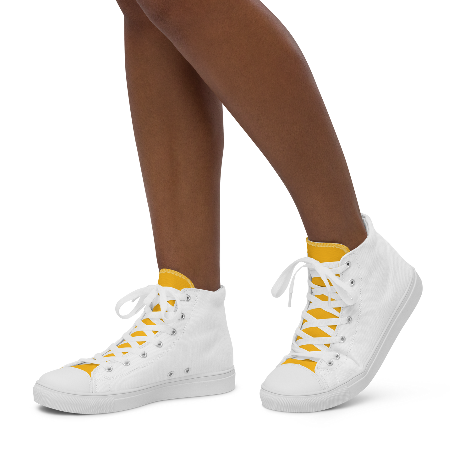 Banana Women’s high top canvas shoes