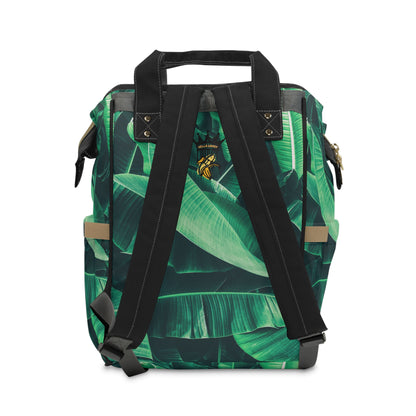 Banana Leaves Multifunctional Diaper Backpack