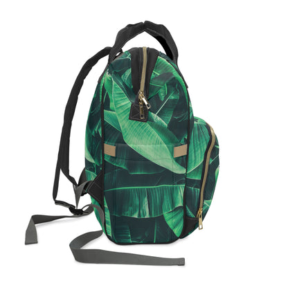 Banana Leaves Multifunctional Diaper Backpack