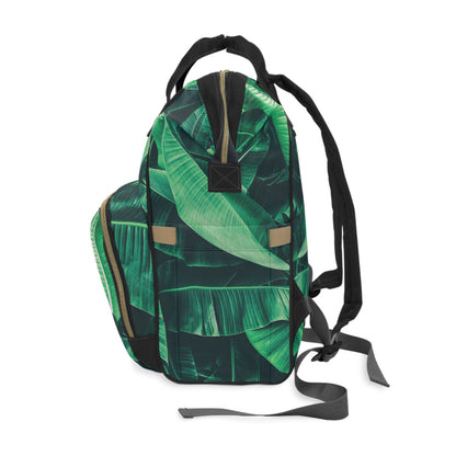 Banana Leaves Multifunctional Diaper Backpack
