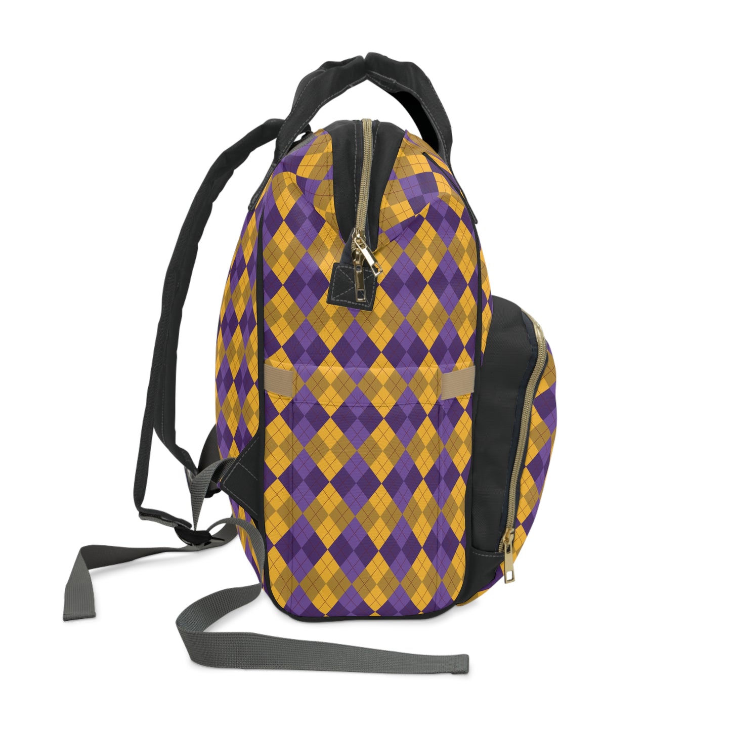 Argyle Multifunctional Diaper Backpack
