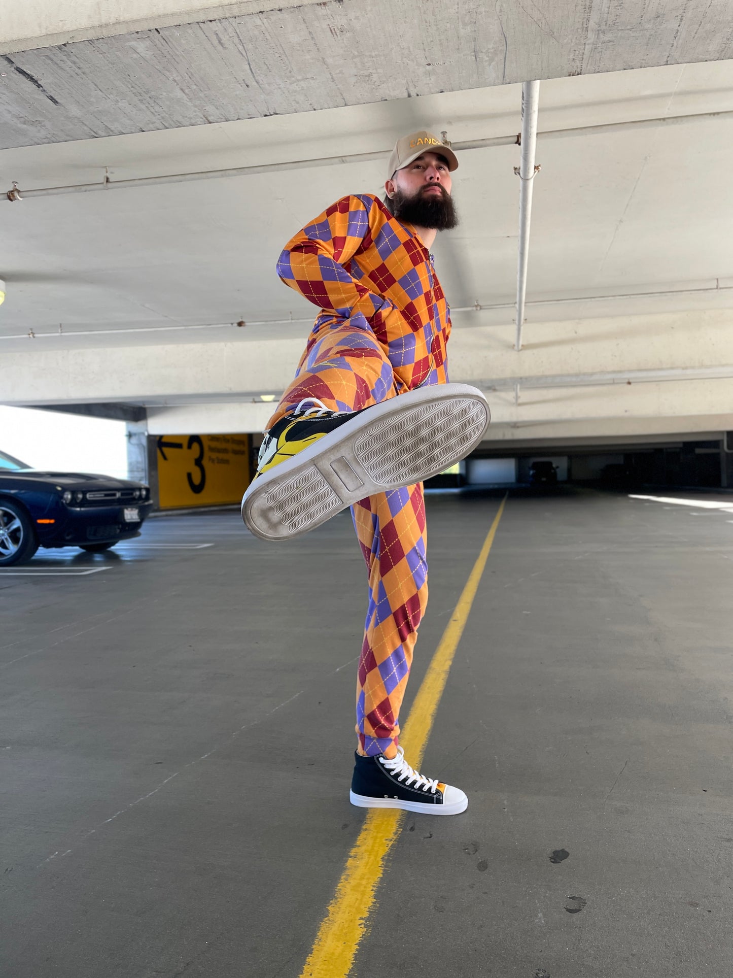 Argyle Unisex Bomber Jacket